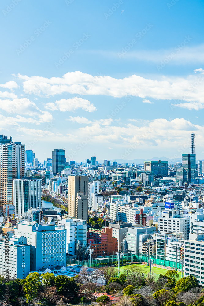 Obraz premium 東京の都市風景