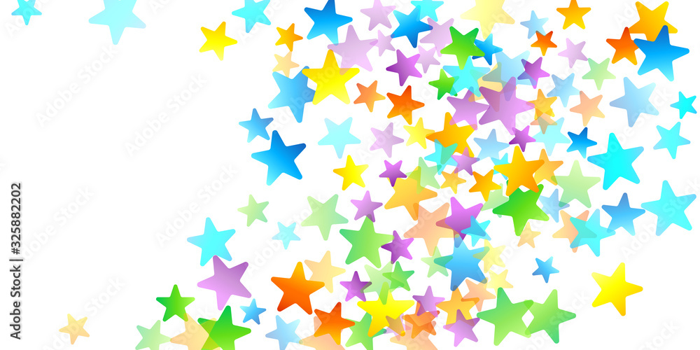 Rainbow Festive Confetti. Carnival Star Falling. Rainbow Festive Confetti. Carnival Star Falling.