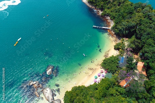 Aerial view of region of Paraty, Rio de Janeiro, Brazil. Great landscape.