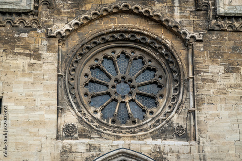 Gothisches Rosettenfenster Dom zu Halberstadt
