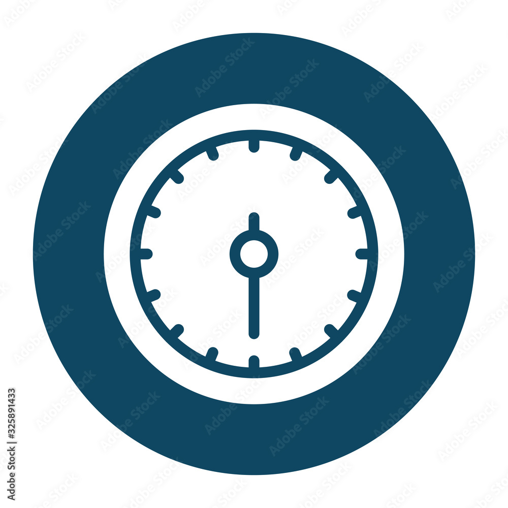 Isolated oil gauge block and flat style icon vector design Isolated oil gauge block and flat style icon vector design