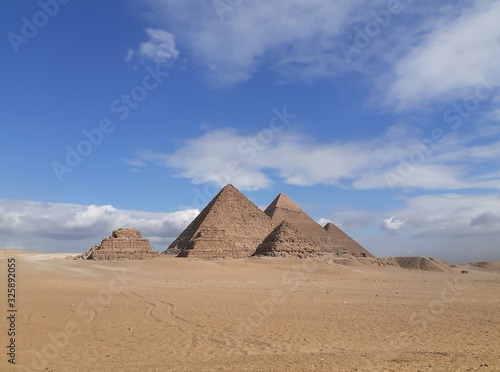 the pyramids of giza in egypt