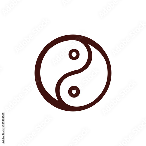 chinesse new year yin yang symbol