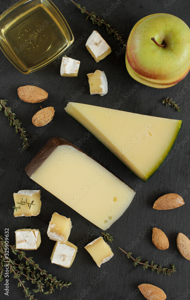 assorted cheeses assorted cheeses