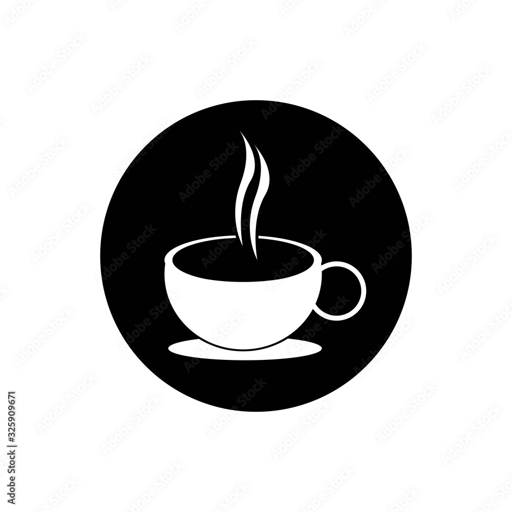 Obraz premium Coffee cup Logo Template vector icon