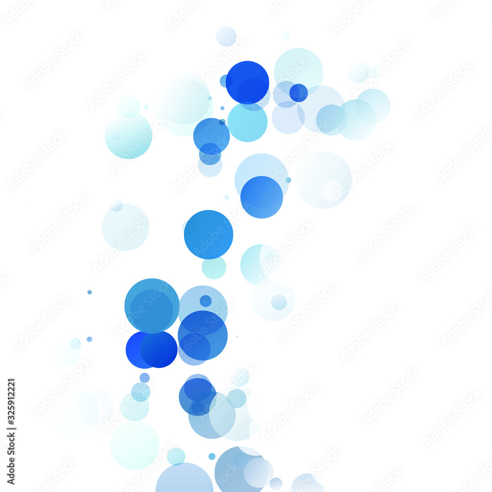 Bubbles Circle Dots Unique Blue Bright Vector Background Bubbles Circle Dots Unique Blue Bright Vector Background