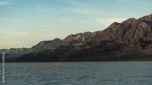 Death Valley National Park Badwater Basin Time Lapse at Salt Flats