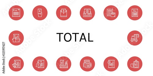 total simple icons set