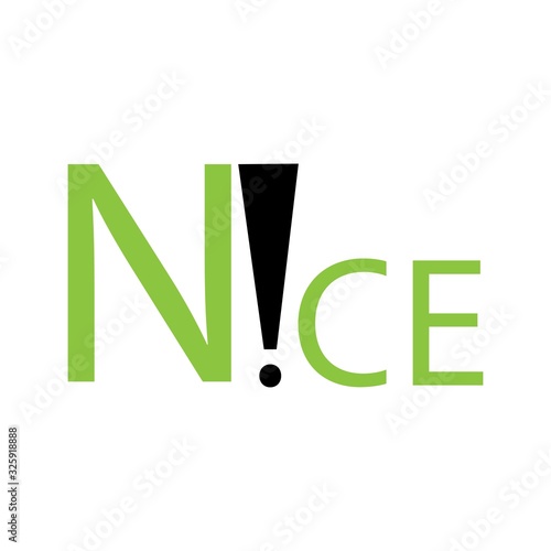 nice icon logo vector