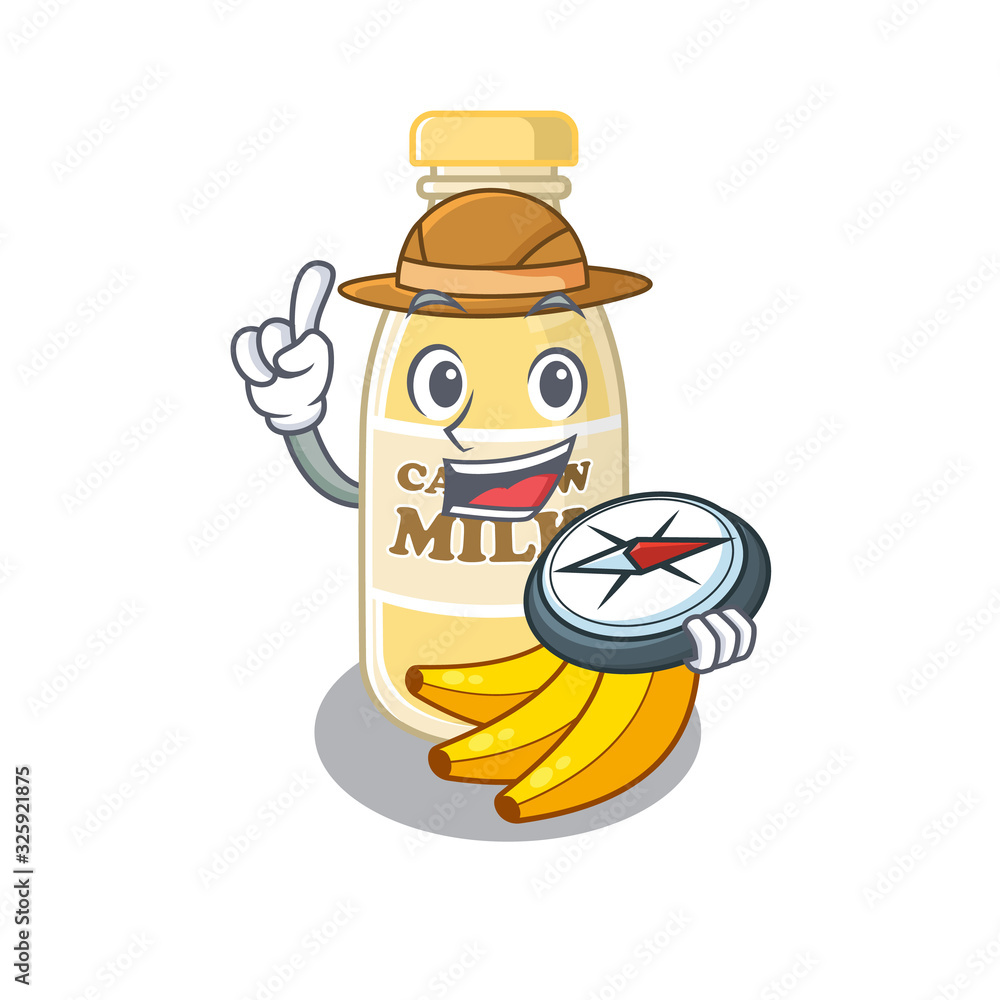 Cashew milk experienced Explorer using a compass Cashew milk experienced Explorer using a compass