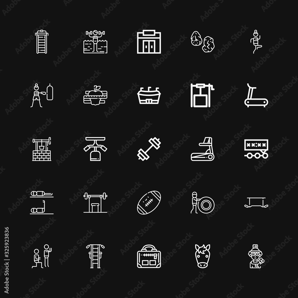 Editable 25 running icons for web and mobile Editable 25 running icons for web and mobile