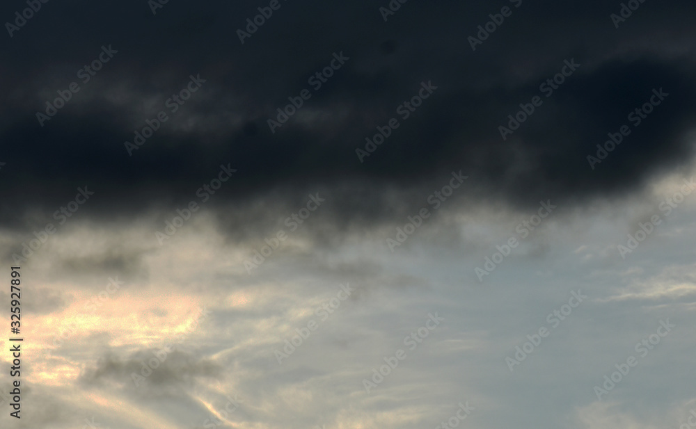 Fototapeta premium dramatic sky with clouds