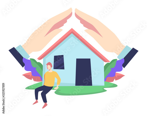 Real estate insurance, house security and home safety