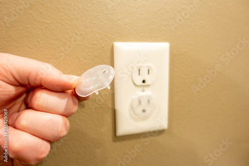 Electrical outlet with baby proof covers
