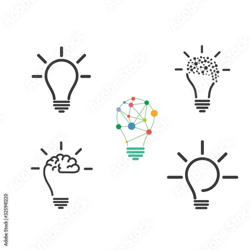 bulb idea,creative, concept illustration