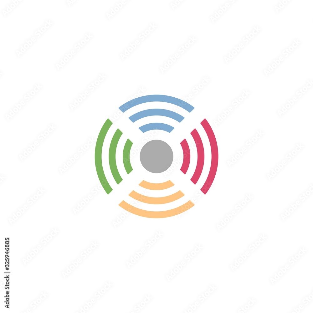 Wifi signal icon isolated on white background. Wifi signal icon isolated on white background.