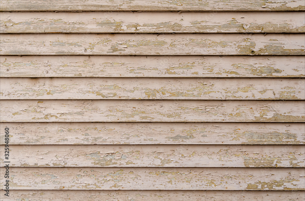 Obraz premium wooden wall texture built from wooden planks