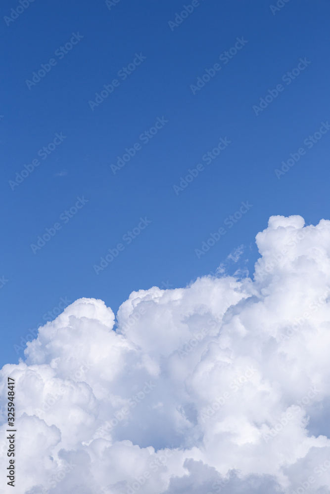 Blue sky background with white clouds on sunny day. Blue sky background with white clouds on sunny day.