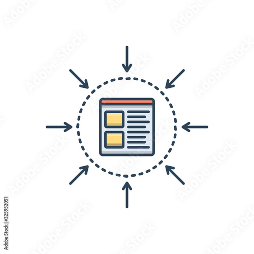 Color illustration icon for specification 