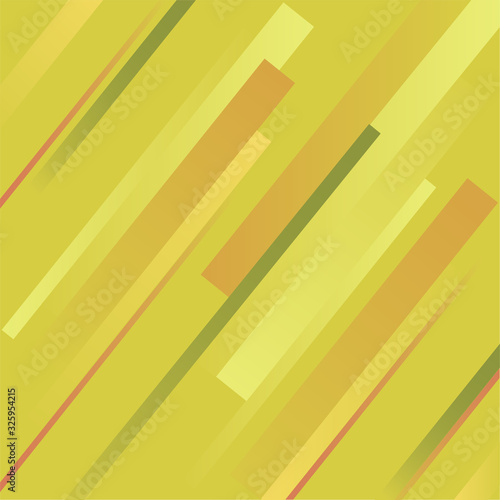 Stripe yellow and green background vector.