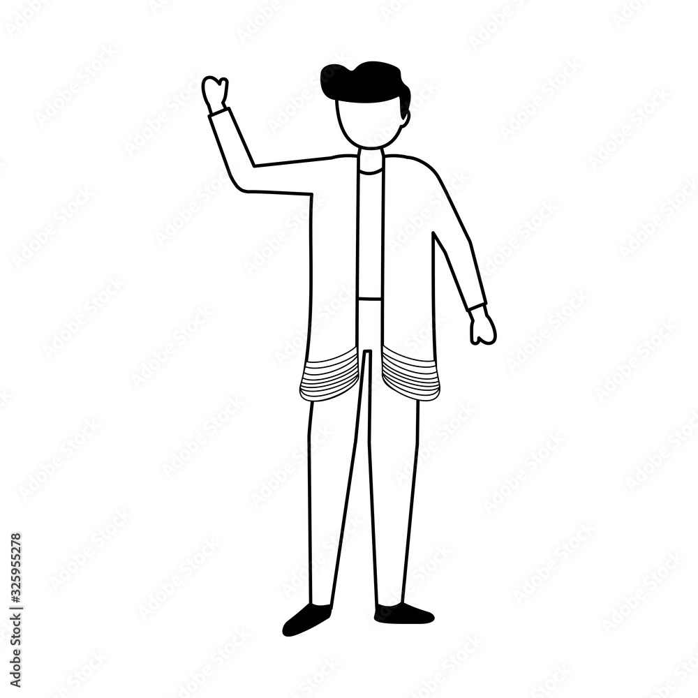 gay man protest avatar character gay man protest avatar character