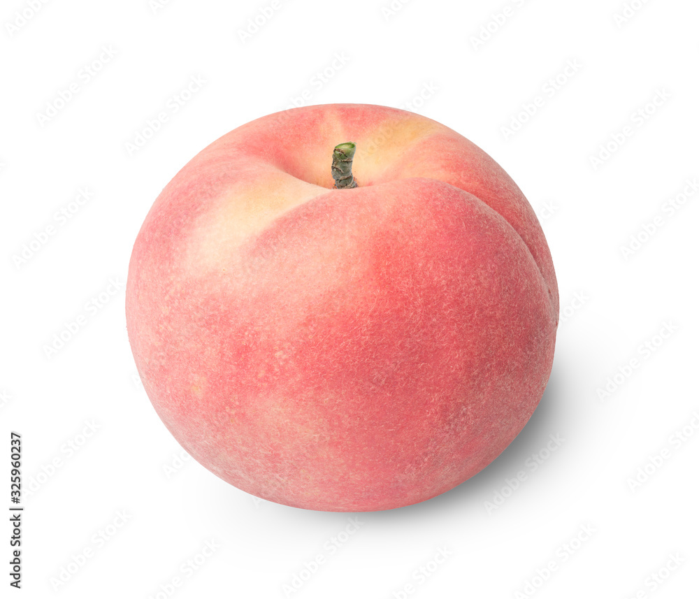 Peach fruit isolated on white background,Fresh White Peach on White With clipping path. Peach fruit isolated on white background,Fresh White Peach on White With clipping path.