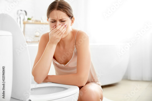 Pregnant woman suffering fr...