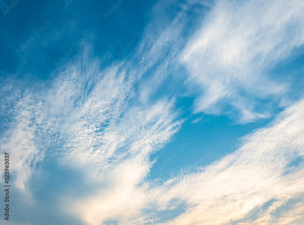 Beautiful cirrus clouds at sunset. Beautiful cirrus clouds at sunset.