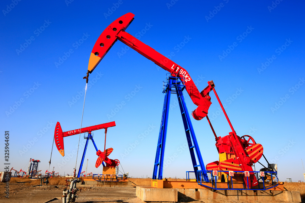 The oil pump, industrial equipment The oil pump, industrial equipment