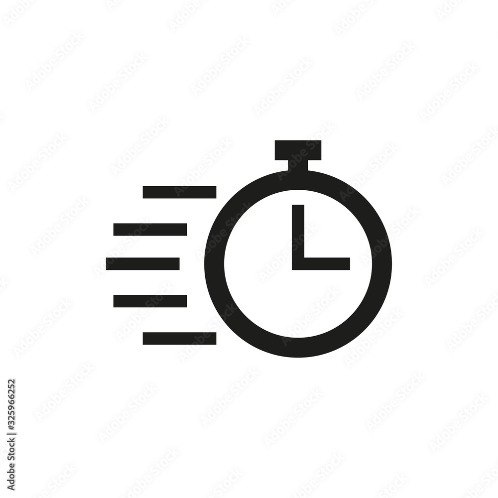Speed icon. Simple vector illustration Speed icon. Simple vector illustration
