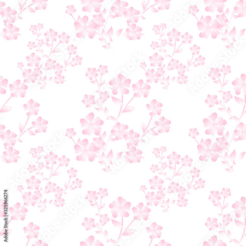 seamless background with flowers
