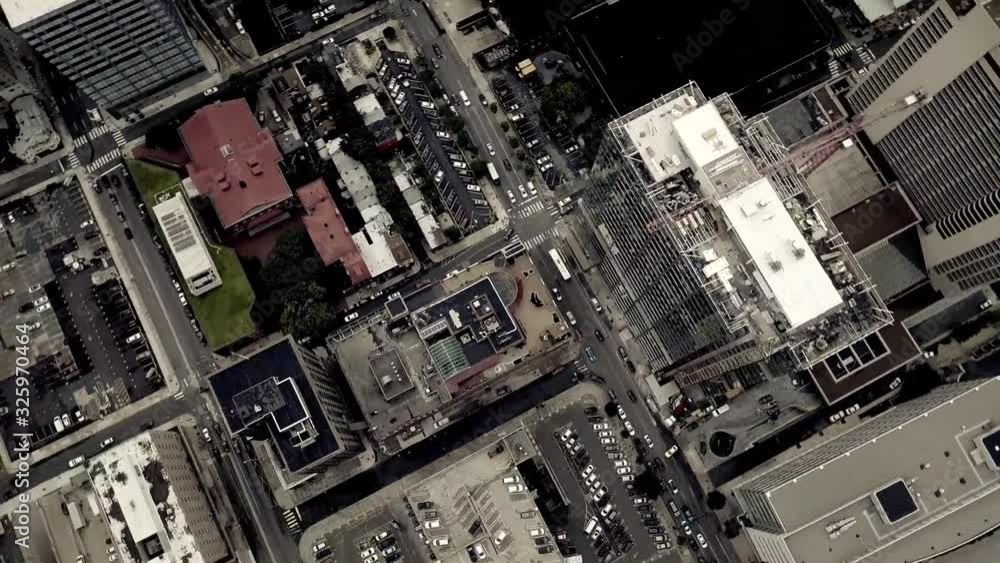 Magnificent aerial drone panorama flight in cloudy sky over modern urban architecture building of Philadelphia downtown Magnificent aerial drone panorama flight in cloudy sky over modern urban architecture building of Philadelphia downtown