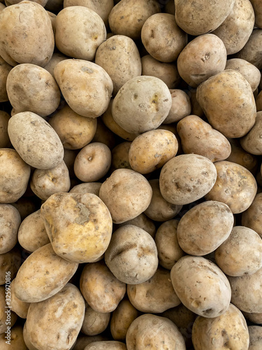 Potatoes for sale at the market