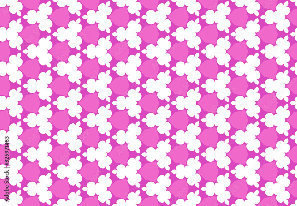 Seamless geometric pattern design illustration. Background texture. In pink, white colors. Seamless geometric pattern design illustration. Background texture. In pink, white colors.