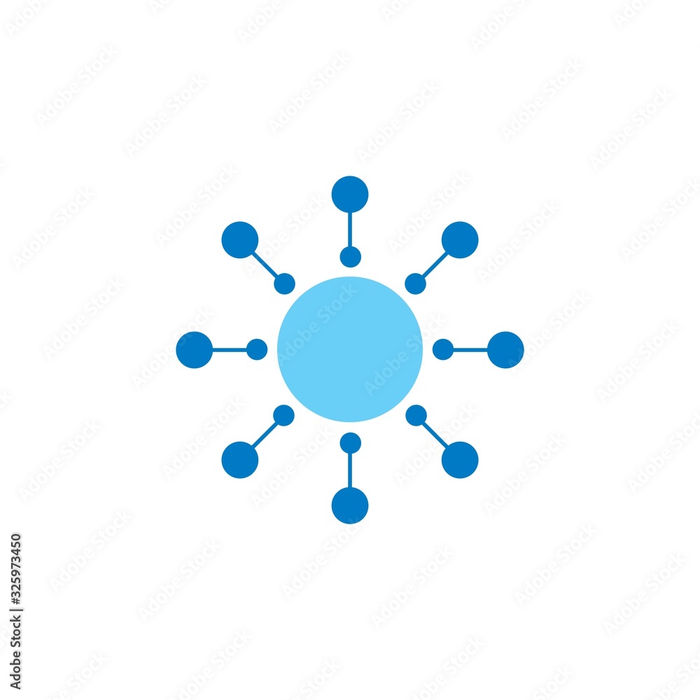 molecule logo icon vector design molecule logo icon vector design