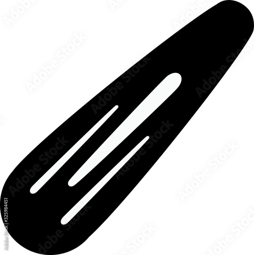 hair clips pin icon