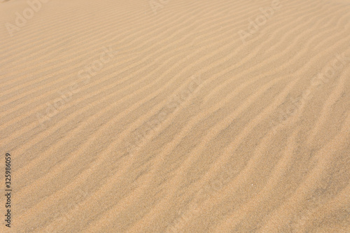 Sand dunes, natural background, yellow desert texture