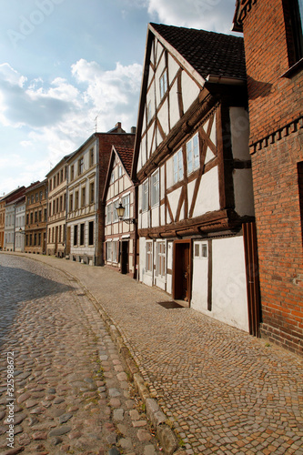 Medieval street in Northern Germany near Berlin  © Tony Craddock