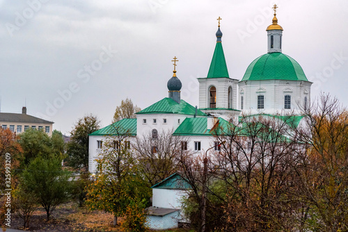 Archangelic cathedral in Vyoshenskaya village. Outside view photo