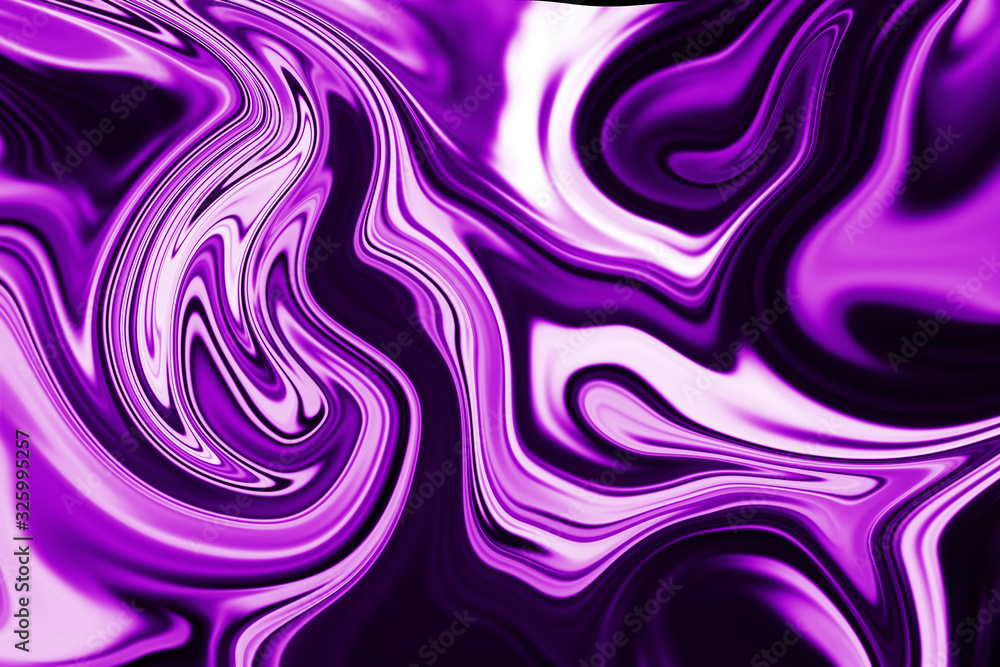 Obraz premium Abstract background of colorful liquid liner. Abstract texture of liquid acrylic.