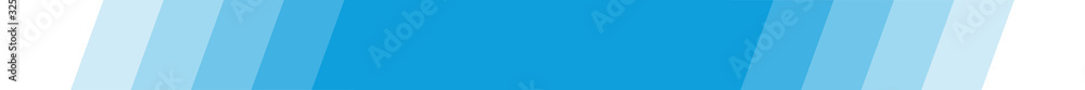 Breiter blauer Steifen als Banner mit diagonalem Rand links und rechts Breiter blauer Steifen als Banner mit diagonalem Rand links und rechts