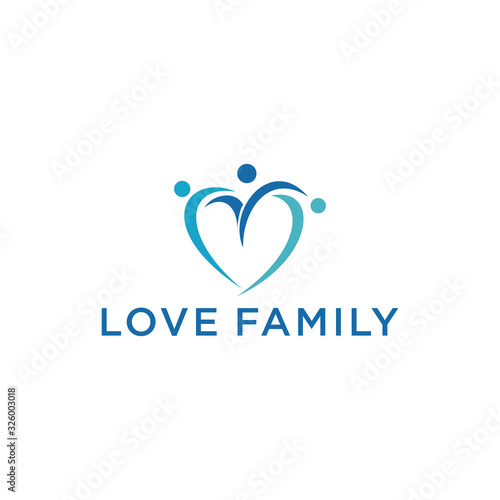 Modern Human and Happy Family Logo Design, Minimalist Vector Symbol for Health, Care, and Love, Simple Icon for Family, Friend, and Medical Business Branding, Elegant and Clean Identity Concept