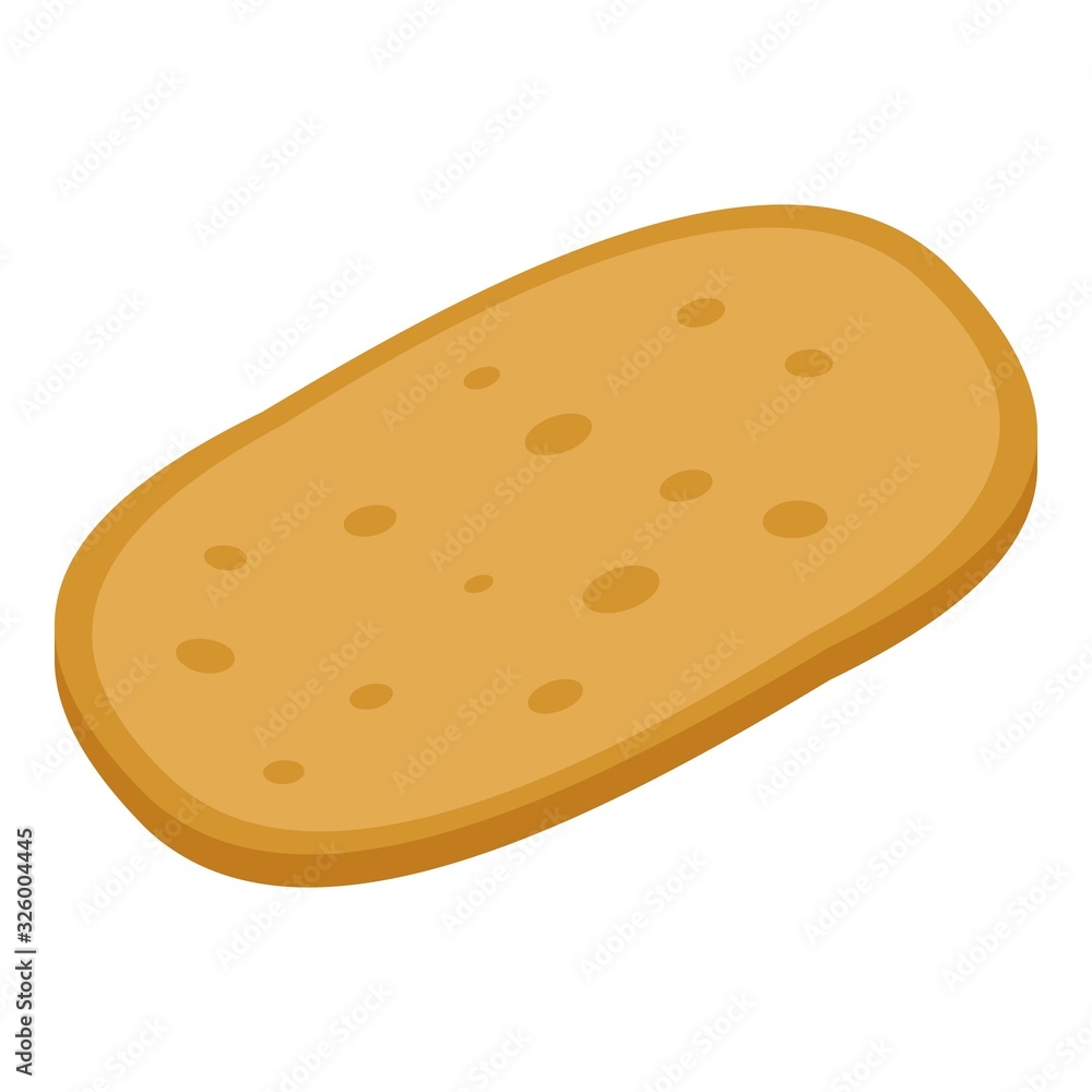 Chips potato food icon. Isometric of chips potato food vector icon for web design isolated on white background Chips potato food icon. Isometric of chips potato food vector icon for web design isolated on white background
