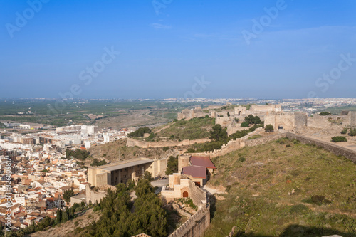 sagunto castle on top of a mountain