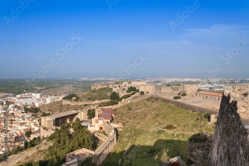 sagunto castle on top of a mountain