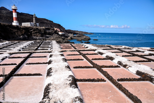 Salt Flats in the Canry islands photo