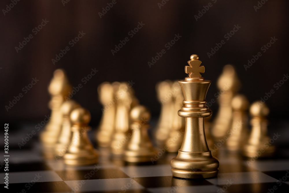 gold king is the leader standing front gold king is the leader standing front