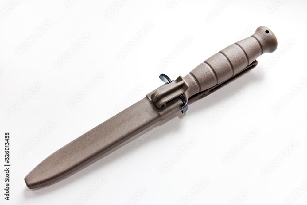 Combat Knife on a white background Combat Knife on a white background