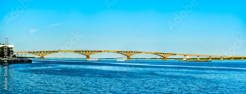 Saratov - Engels bridge across the Volga in Russia