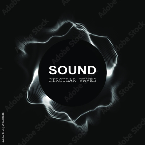 vector sound wave. radial equalizer. dynamic volume.